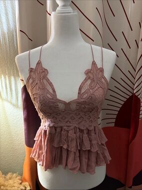 Free People Intimately Adela cami in Mauve NWT
